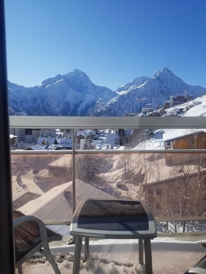 Magnifique Vue Centre Station Apartment Les Deux Alpes Bagian luar foto