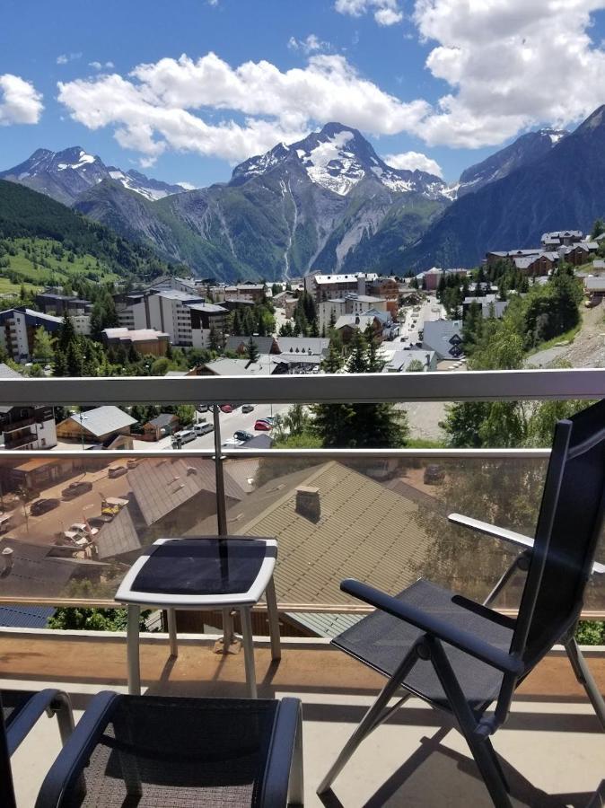 Magnifique Vue Centre Station Apartment Les Deux Alpes Bagian luar foto